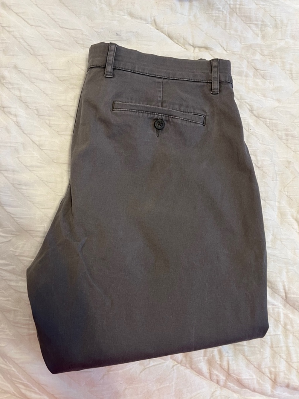 Goodthreads Men's Slate Gray Chino Pants - Picture 3 of 3